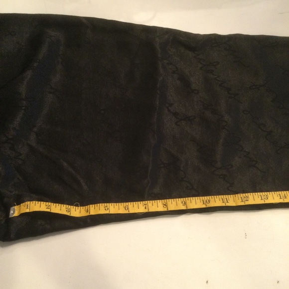 Victoria’s Secret Black Satin With Pink Trim Lounge Sleep Pants Size Large - Picture 11 of 12